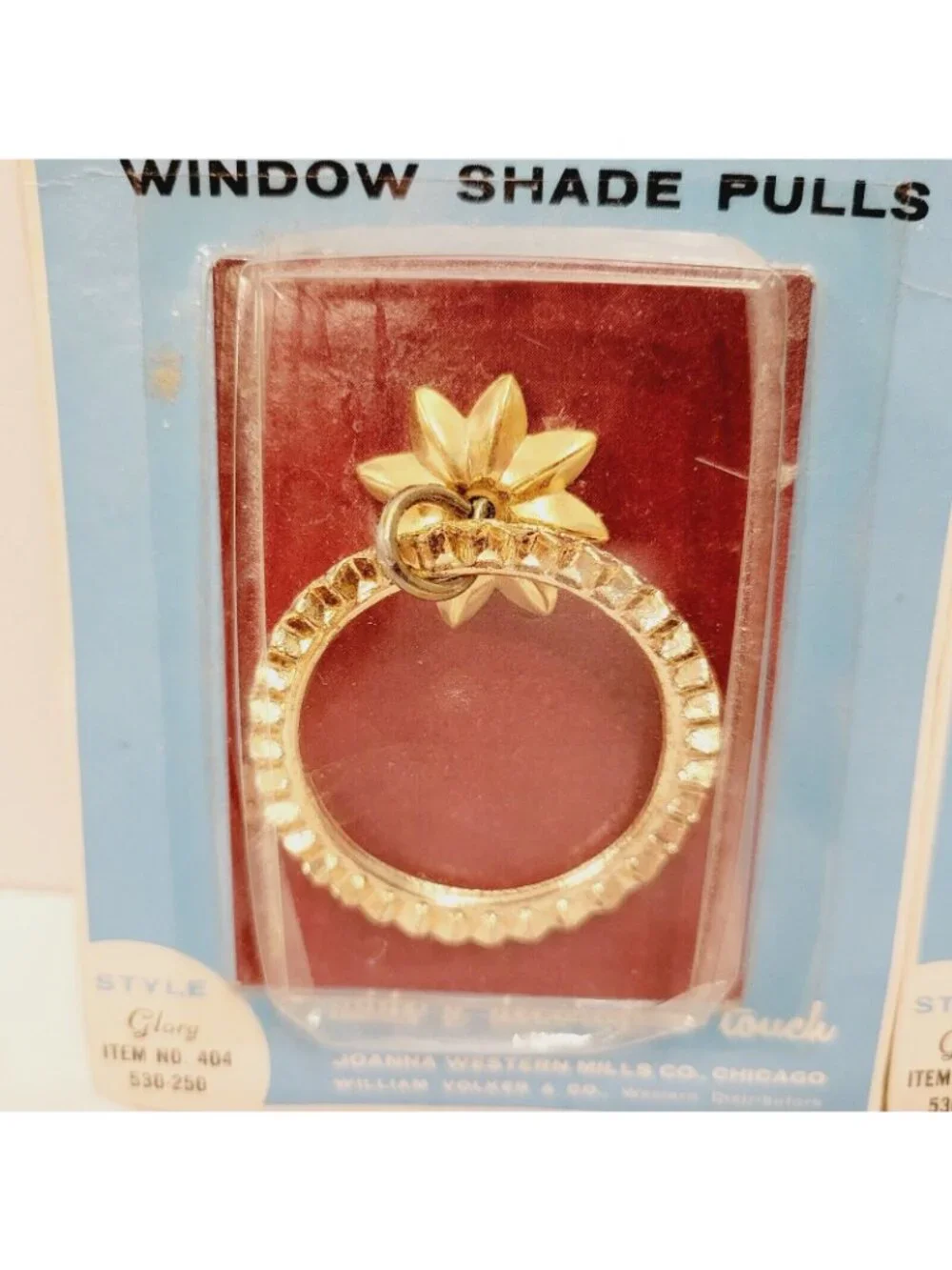 2 Jewel Beauty Glory Style Joanna Tarnish Resistant Window Shade Pulls Blinging
